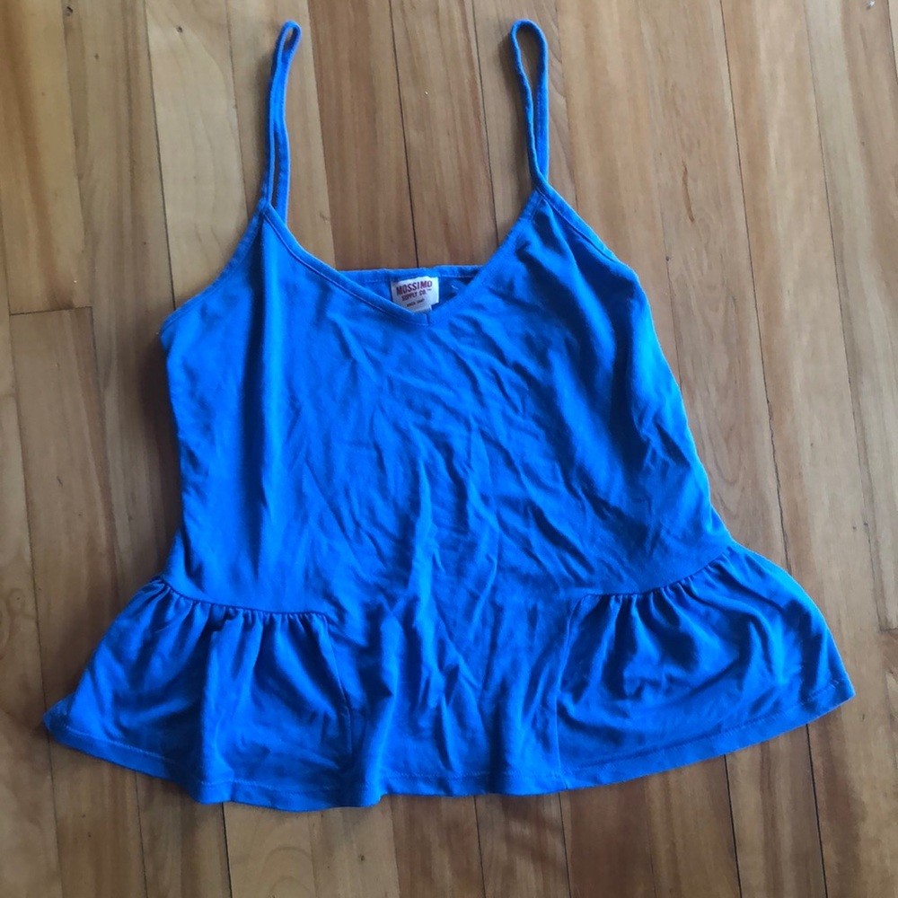 Mission royal blue tank top